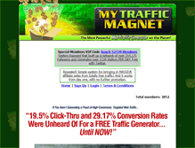 Tablet Screenshot of my-traffic-magnet.com